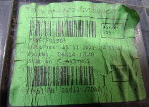 Nadkole przednie kia ceed iii lift 21- 86814-J7DA0 7