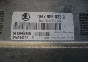Skoda Fabia 1.4MPI 1.4 komputer silnika 047906033C