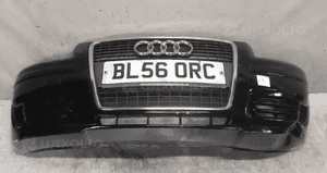 Zderzak przód przedni do audi A3 8P lift fl LC9Z czarny wgniot !!! 1