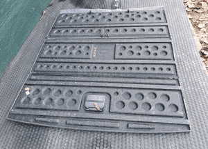 Podłoga 8E9861529A Wykładzina Dywan Bagażnika Maritim Niebieski Audi A4 B6 B7 Kombi Avant 16