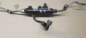 Listwa wtryskowa rurki przewody Jaguar XF X250 2.7 TDV6 4R8Q-9C066-AE 4