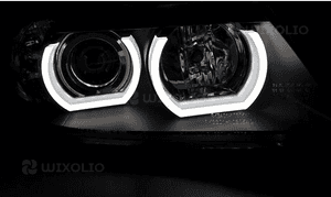 LAMPY REFLEKTORY DO BMW E90/E91 OD 2005 DO 2008 Roku LED 3D GRATIS  H1, H7 4