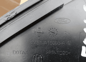 Osłona zaślepka lusterka prawa Ford Focus MK2 4M51A-A16003-AD 4