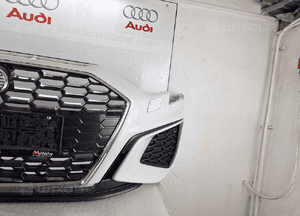 Zderzak audi A3 8Y 8Y0 s-line 23018-2023 oe przed liftem oe chrom edition 4