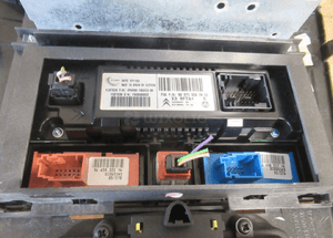 Radio panel nawiewu ramka citroen C5 i 2001-2008 13