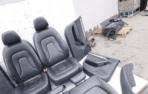 Fotele siedzenia skóra grzane manualne audi A4 B8 fl sedan 4