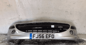 Zderzak przód przedni do peugeot 207 ezrc srebrny halogeny 1