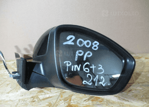 Lusterko prawe przód przednie peugeot 2008 63 pin 9 pin 2