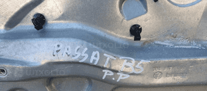 Mechanizm podnośnik szyby prawy przód VW Passat B5 3B4837756D 3B4837752EG 5