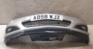 Zderzak przód przedni do opel astra h 3 iii gtc Z157 srebrny halogeny 1