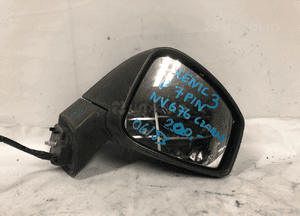 Lusterko prawe renault scenic 3 iii 7 pin tegne czarny 3