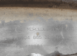 Mercedes c-klasa W204 podstawa dokładka tył dolny zderzaka amg oryginał 12