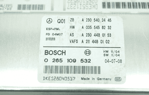 ESP PML A2305402445 0265109532 MERCEDES SL R230 2
