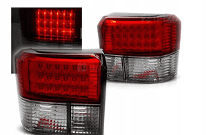 Lampy Tylne DIODOWE VW T4 90-03 RED WHITE LED 2