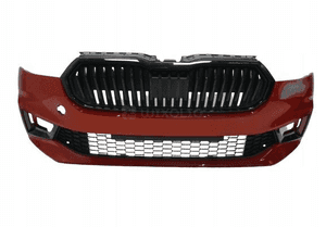 Skoda fabia iv 4 zderzak przód przedni grill pod radar nr 7 1