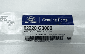 Listwa zgarniająca prawy przód hyundai elantra 17- 6