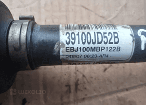 półoś prawa qashqai j10 1.5 dci 39100jd52b 3