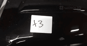 Zderzak przód przedni do audi A3 8P lift fl LC9Z czarny wgniot !!! 2