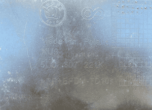 Skoda yeti lift 13-17 zderzak przód przedni spryski 5L0807221K 6