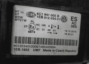 Vw polo 6C lampa przednia lewa przód 10