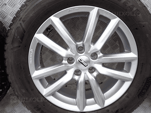 KOŁA FELGI ALUMINIOWE GRANDLAND 7JX17 ET 46 5X108 Z OPONAMI ZIMA 215/65/17 KOMPLET 5