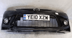 Zderzak przód przedni do mazda 5 v  lift sport halogeny czarny 1