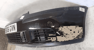 Zderzak przód przedni do volkswagen vw golf v 5 czarny LC9Z 3