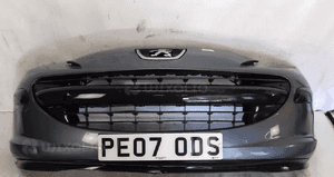 Zderzak przód przedni peugeot 207 ezwd szary 1