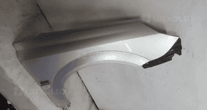 Błotnik przód przedni  prawy vectra c lift Z157 srebrny 3