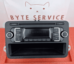 VW Volkswagen Polo Radio RCD210 5M0035156D 5M0035156DX Nowe Oryg 1