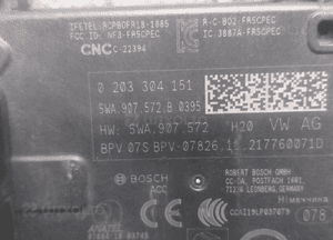 ATRAPA GRILL RADAR VW AUDI SEAT SKODA 5WA 5WA907572B 4