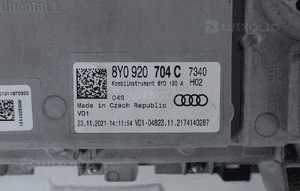 Licznik virtual zegary lcd audi A3 8Y 8Y0920704C 5