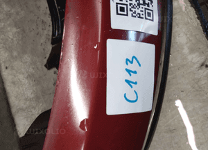Zderzak przód przedni do saab 93 9-3 bordo bordowy halogeny 6