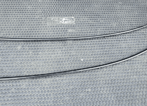Listwa Listwy Zgarniajace Ramki Szyb Chrom Oklejone Czarne AUDI A4 B8 Sedan 32