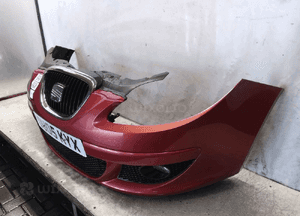 Zderzak przód przedni seat altea LS3X bordo bordowy halogeny 2