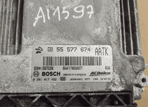 KOMPUTER STEROWNIK SILNIKA ECU 0281017452 AATK OPEL INSIGNIA 2.0 CDTI 2
