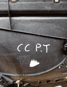 Boczek tapicerka prawy tył VW Passat CC 3C8867212 4