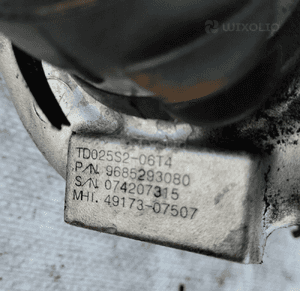 Turbosprężarka turbina peugeot citroen ford 1.6 hdi tdci 90KM 9685293080 2