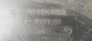 Nadkole prawy przód przednie prawe część tylna Mercedes W203 A2038841822 4