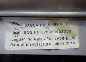 JAGUAR XJ X351 KPL BOCZEK TAPICERKA TYŁ PRZÓD LONG 14