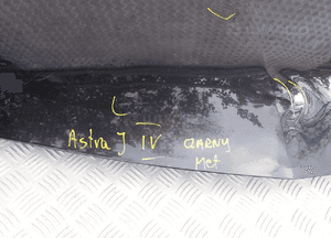 Maska opel astra j iv kolor czarny radom 2