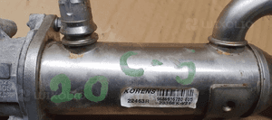 Zawór EGR chłodnica chłodniczka Citroen C5 III 2.0 HDI 9681825280 9686916780 9