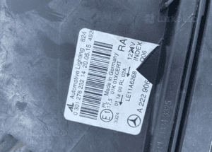 MERCEDES S 222 maska  lampa  full led pas belka kamera maybach x222 6