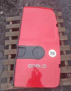 Fiat doblo ii opel combo d drzwi prawe tył tylne kompletne 1