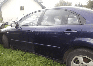 Mazda 6 02-07 Drzwi Prawe przednie przód szyba 25E 6