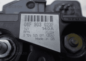 Alternator vw audi 2.0 tdi bkd 06F903023F radom 3
