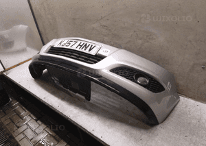 Zderzak przód przedni opel astra h 3 iii lift fl Z157 srebrny halogeny 3