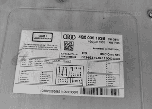 AUDI A6 A7 C7 moduł czytnik multimedia NAVI MMI NAWIGACJI LEGALN 4G0035193B 4