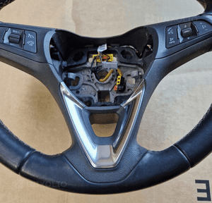 Opel astra k zafira c corsa e kierownica skórzana skóra ładna 4