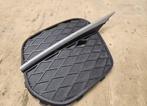 Kratka Zaslepka 7222860 Zderzaka Prawa Boczna Listwa Srebrna Oryginal BMW X5 E70 Lift LCI 10